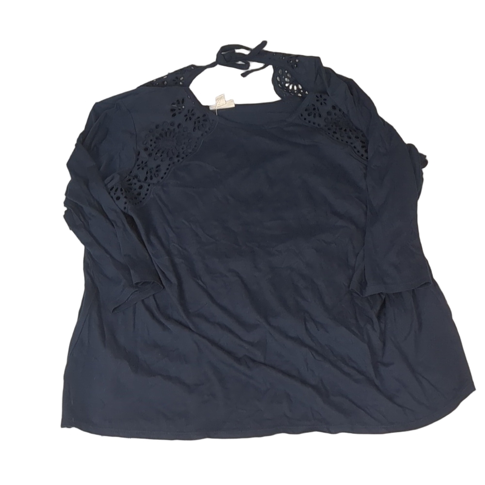 J. Jill everyday blue 3/4 sleeve top size 2X